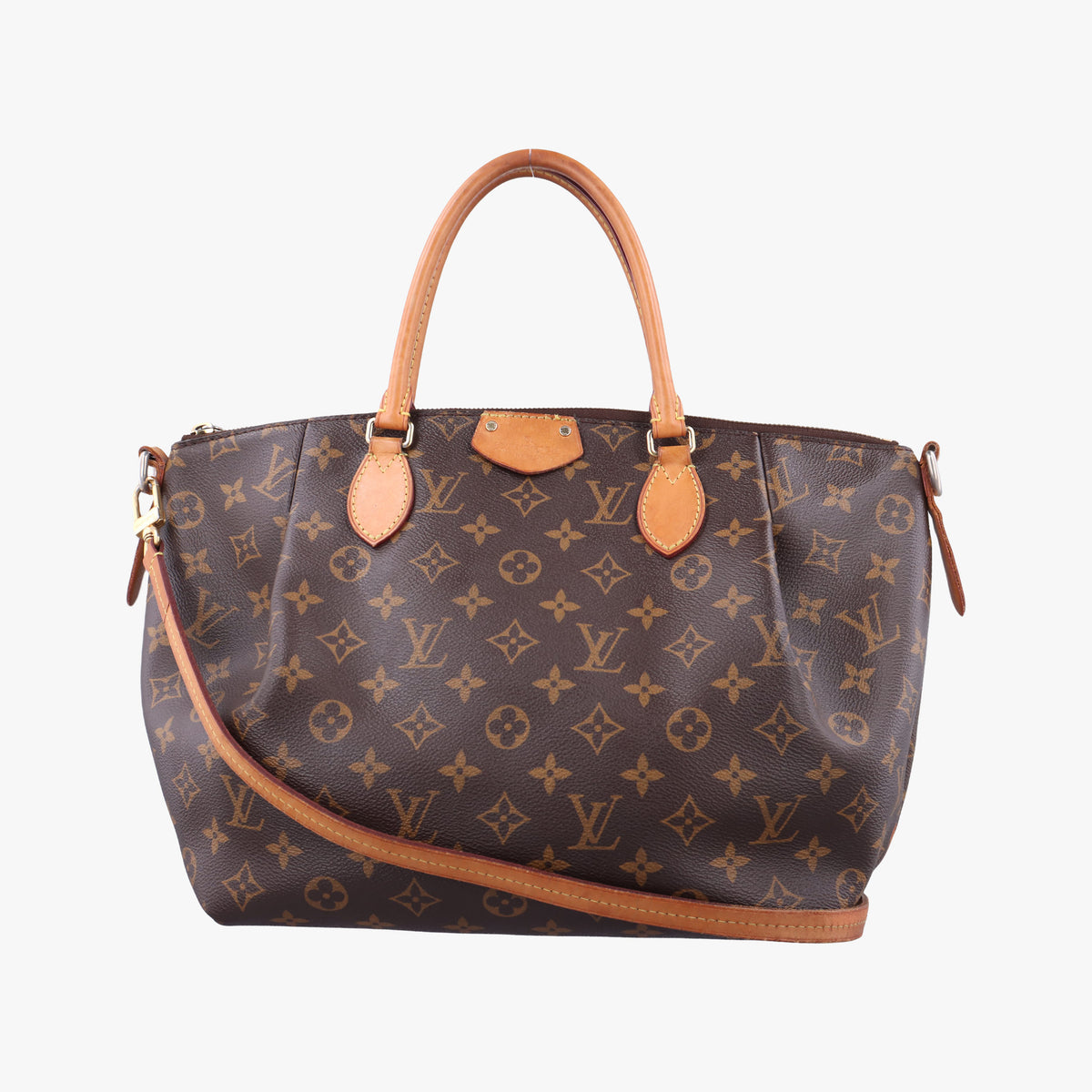 Pre-owned Louis Vuitton TURENNE MM Brown Monogram Canvas M48814 shoulderbag | stylenewstar