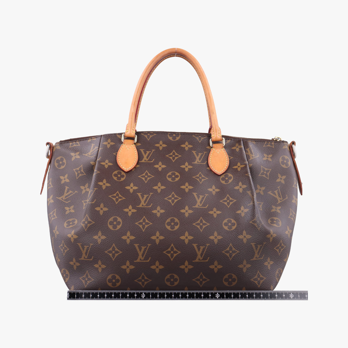 Pre-owned Louis Vuitton TURENNE MM Brown Monogram Canvas M48814 shoulderbag | stylenewstar