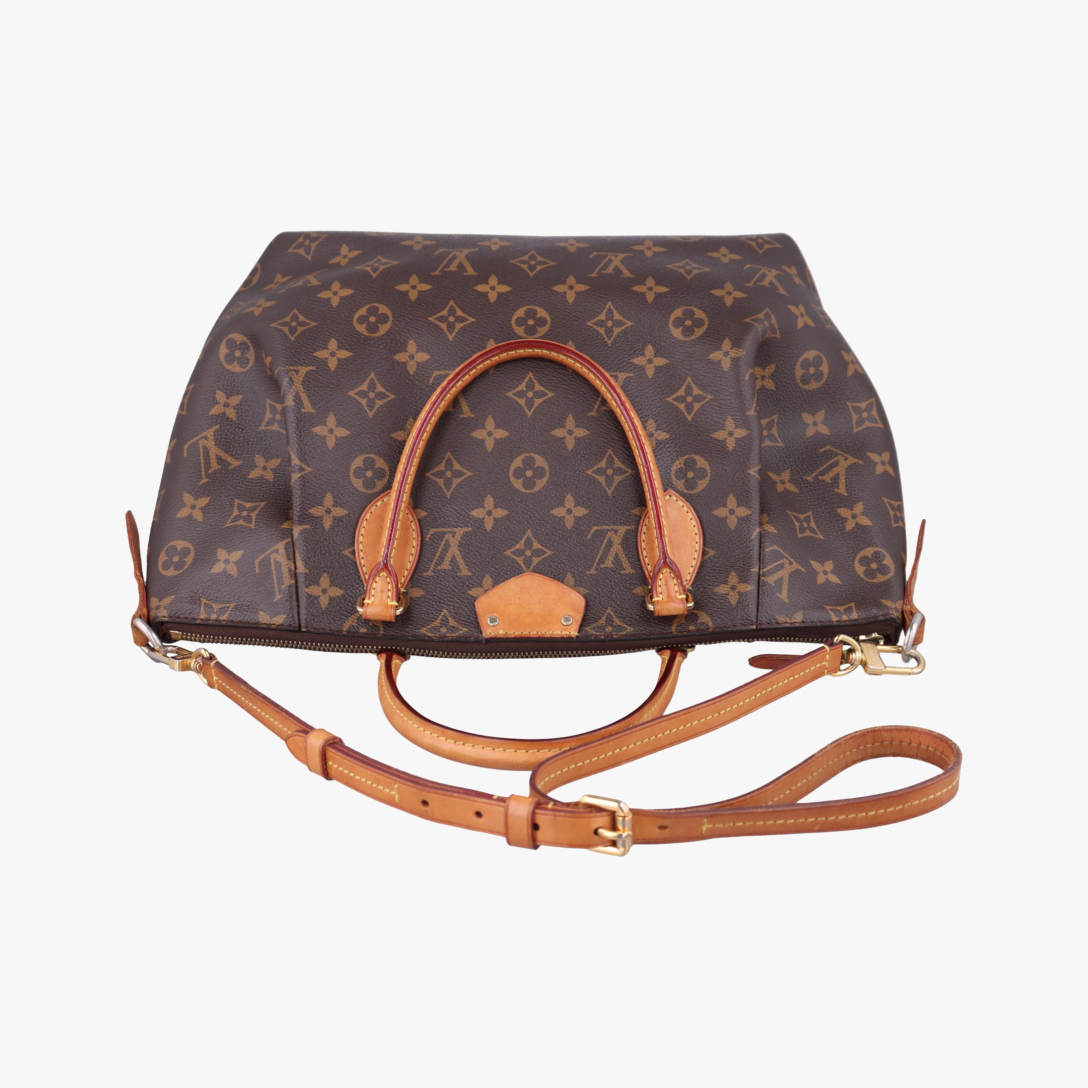 Pre-owned Louis Vuitton TURENNE MM Brown Monogram Canvas M48814 shoulderbag | stylenewstar