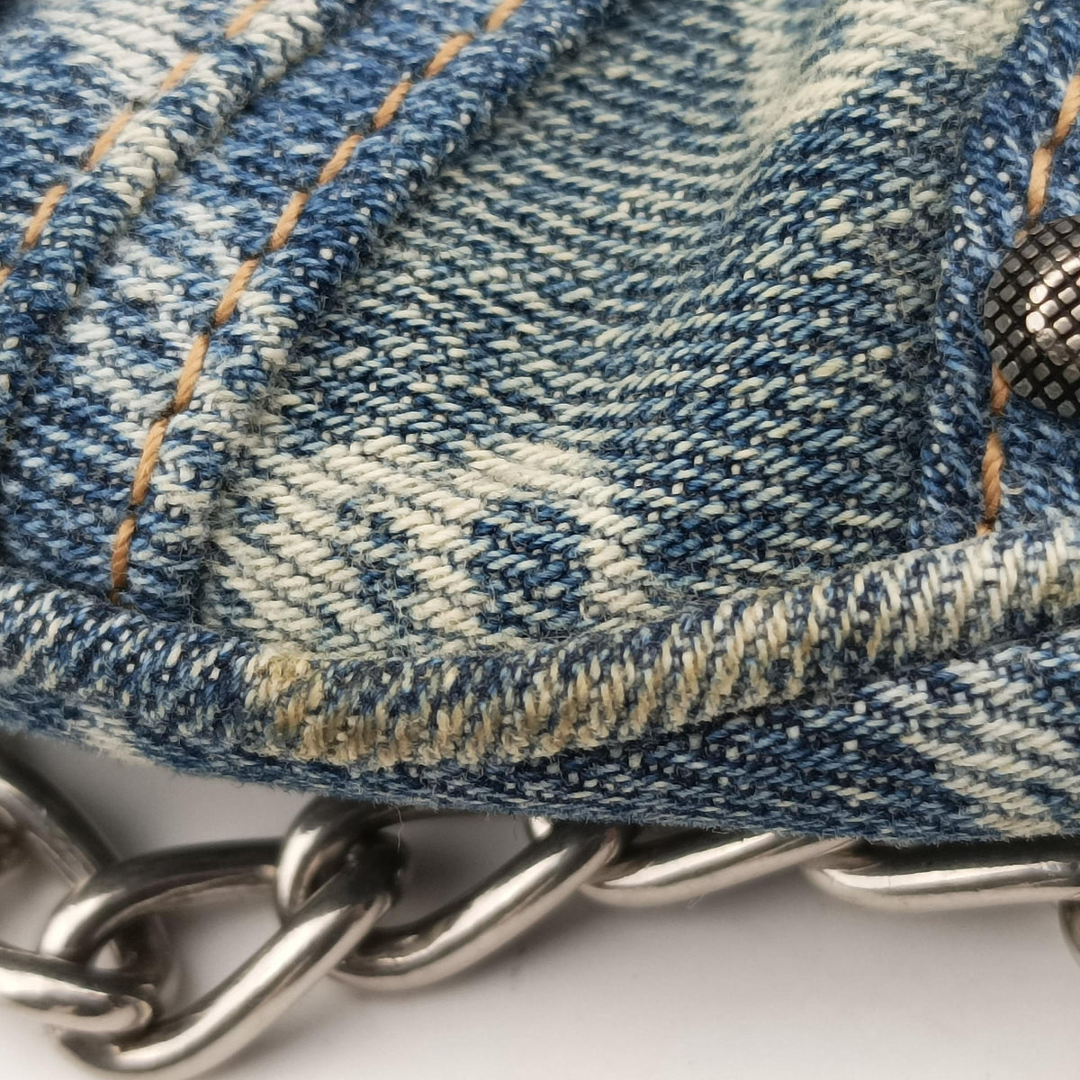 Secondhand Balenciaga Le Cagole mini Blue denim  shoulderbag | stylenewstar