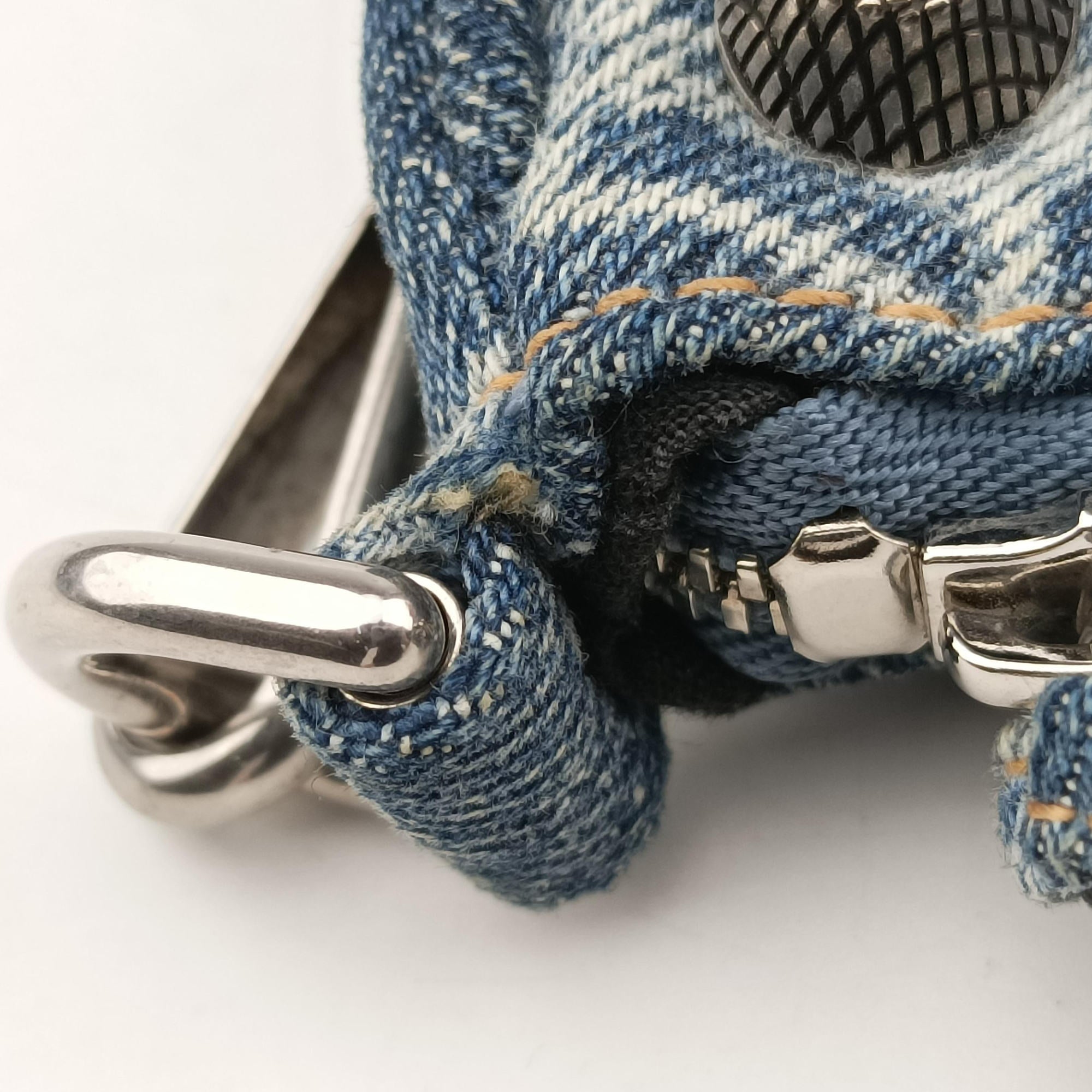 Secondhand Balenciaga Le Cagole mini Blue denim  shoulderbag | stylenewstar