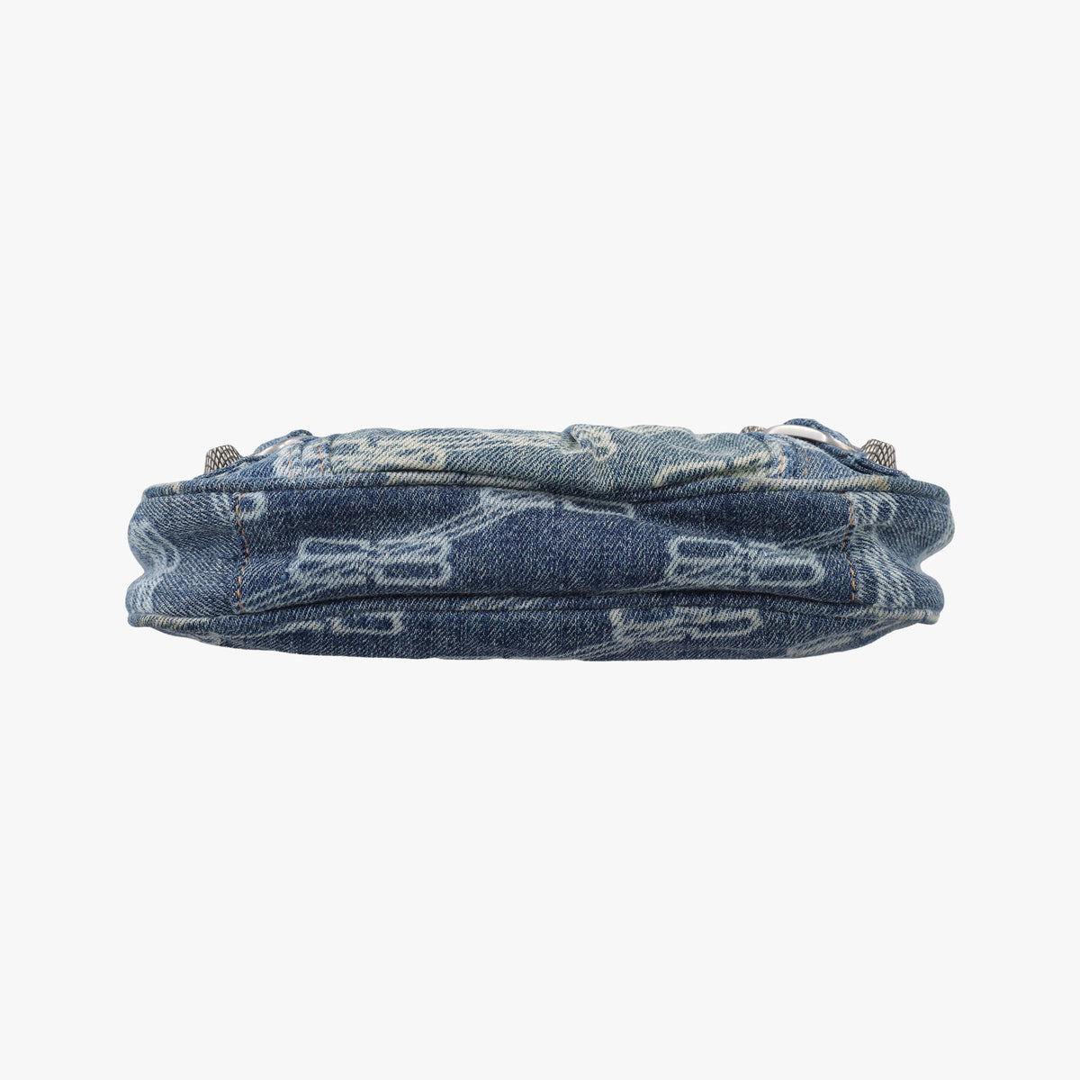 Secondhand Balenciaga Le Cagole mini Blue denim  shoulderbag | stylenewstar