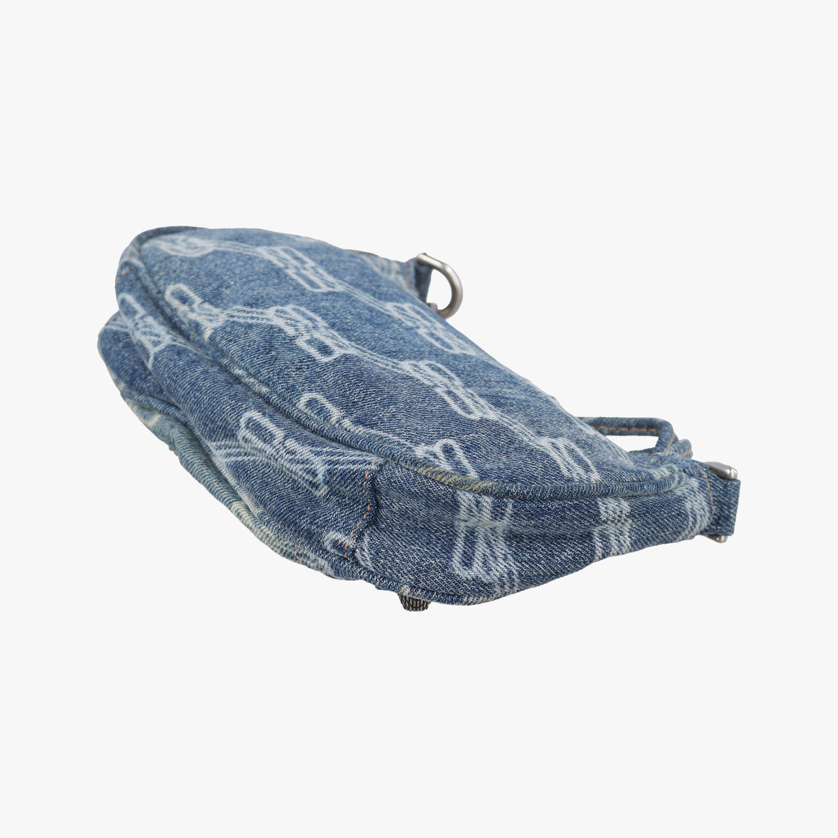 Secondhand Balenciaga Le Cagole mini Blue denim  shoulderbag | stylenewstar