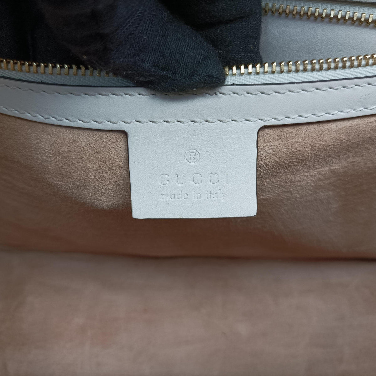 Pre-owned Gucci Sylvie White Leather 421882 shoulderbag | stylenewstar