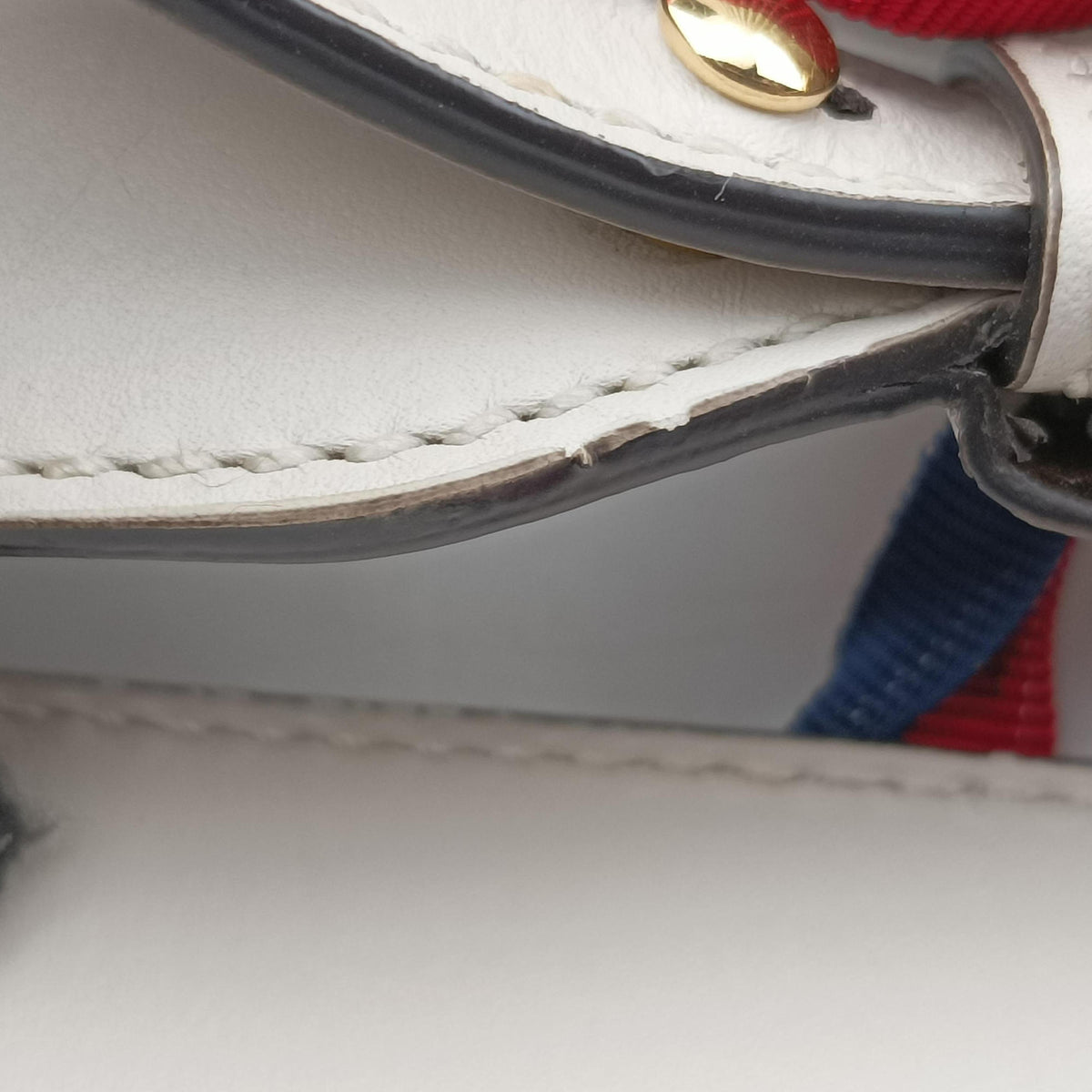 Pre-owned Gucci Sylvie White Leather 421882 shoulderbag | stylenewstar