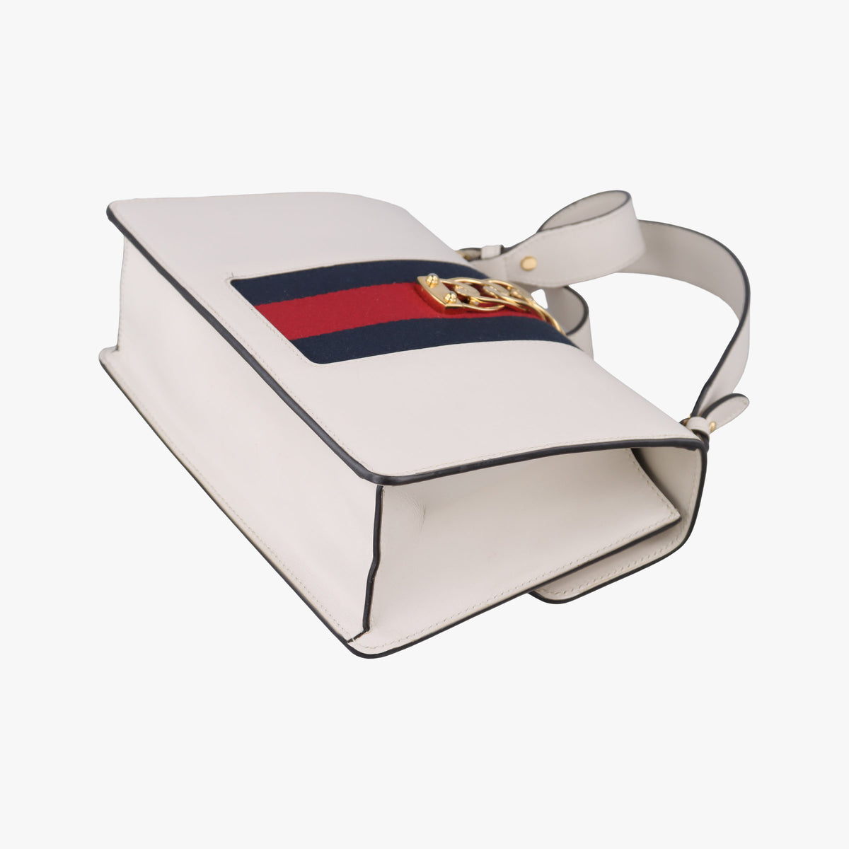 Pre-owned Gucci Sylvie White Leather 421882 shoulderbag | stylenewstar