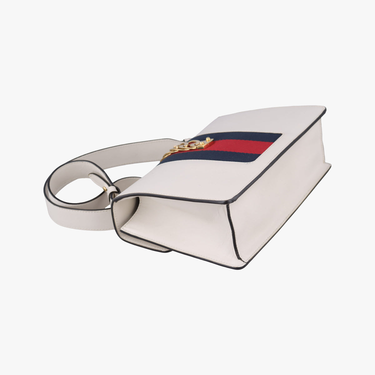 Pre-owned Gucci Sylvie White Leather 421882 shoulderbag | stylenewstar