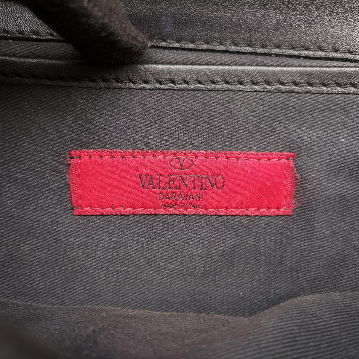Pre-owned Valentino Rockstud Va Va Voom Black Leather  shoulderbag | stylenewstar