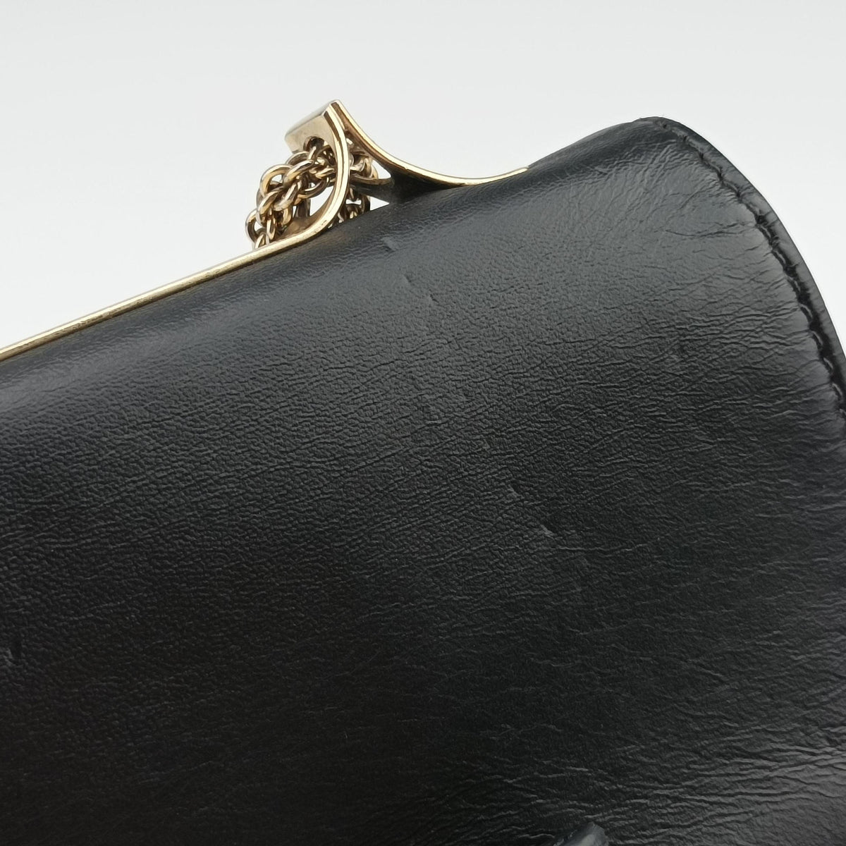Pre-owned Valentino Rockstud Va Va Voom Black Leather  shoulderbag | stylenewstar