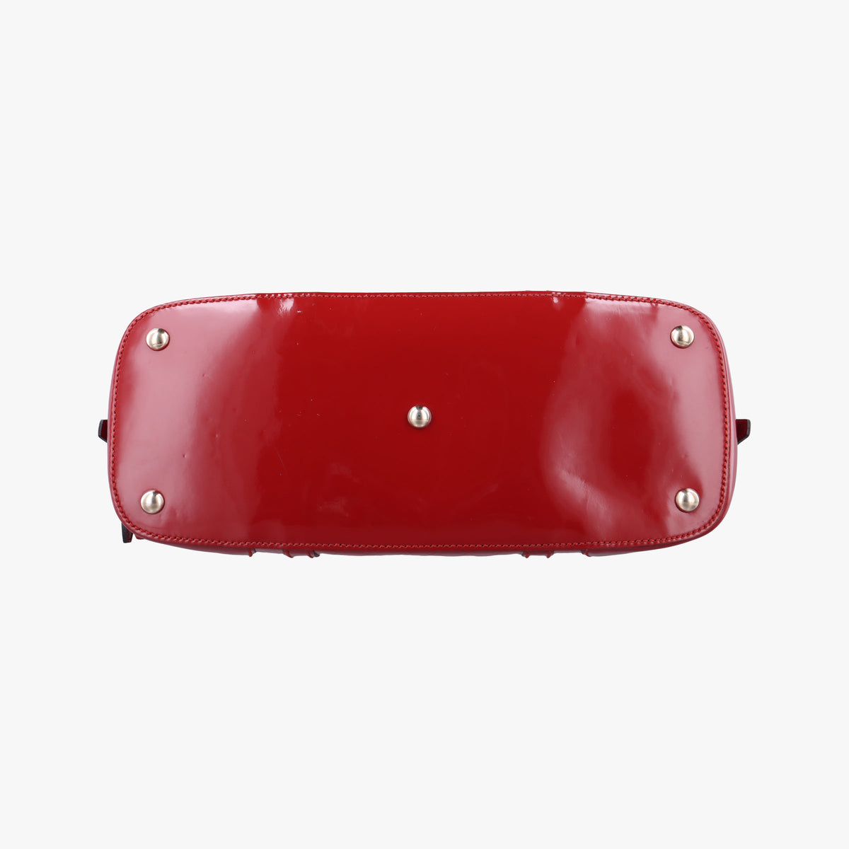 Pre-owned Gucci Microguccissima Red Patent Leather 309617 handbag | stylenewstar