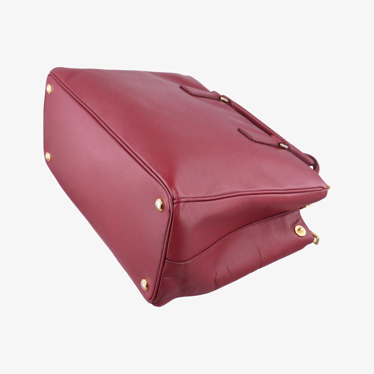 Secondhand Prada Galleria Burgundy SAFFIANO Leather BN1874 handbag | stylenewstar