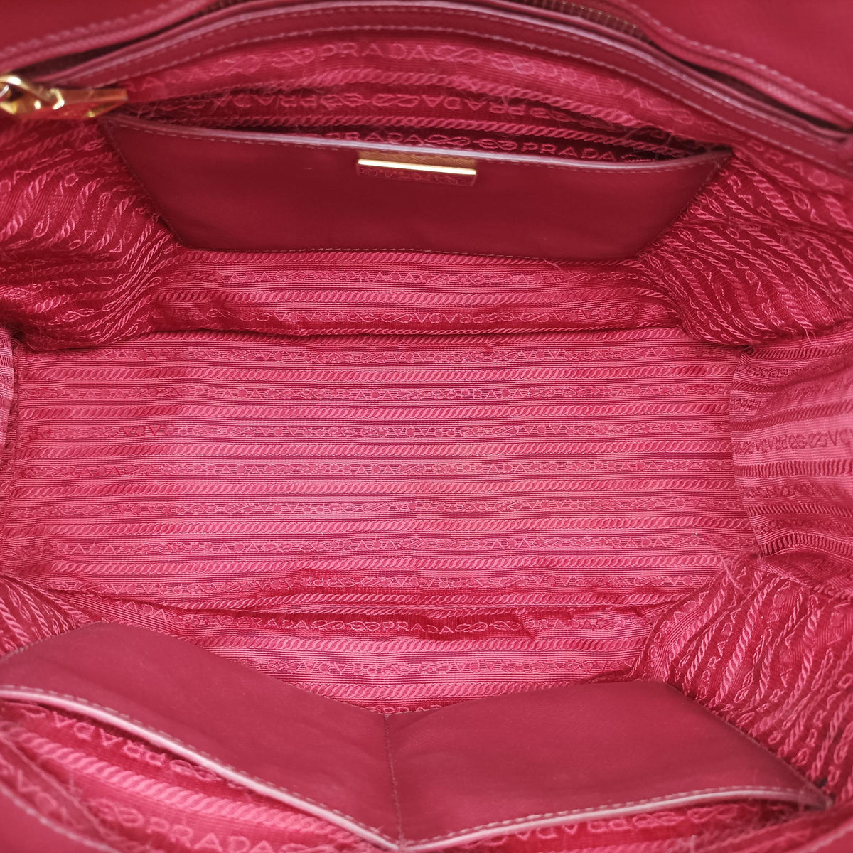 Secondhand Prada Galleria Burgundy SAFFIANO Leather BN1874 handbag | stylenewstar