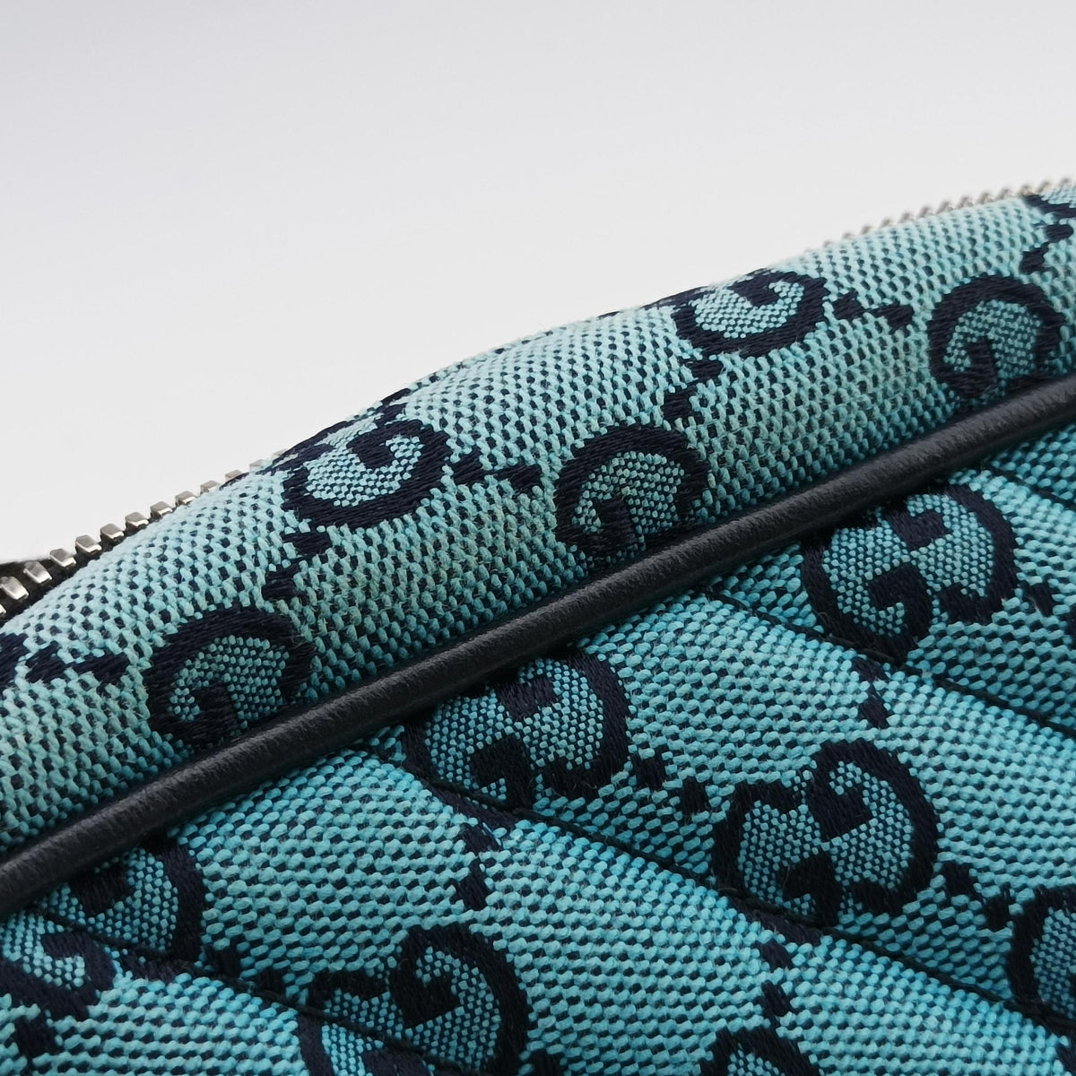 Vintage Gucci GG Marmont Blue canvas 447632 shoulderbag | stylenewstar
