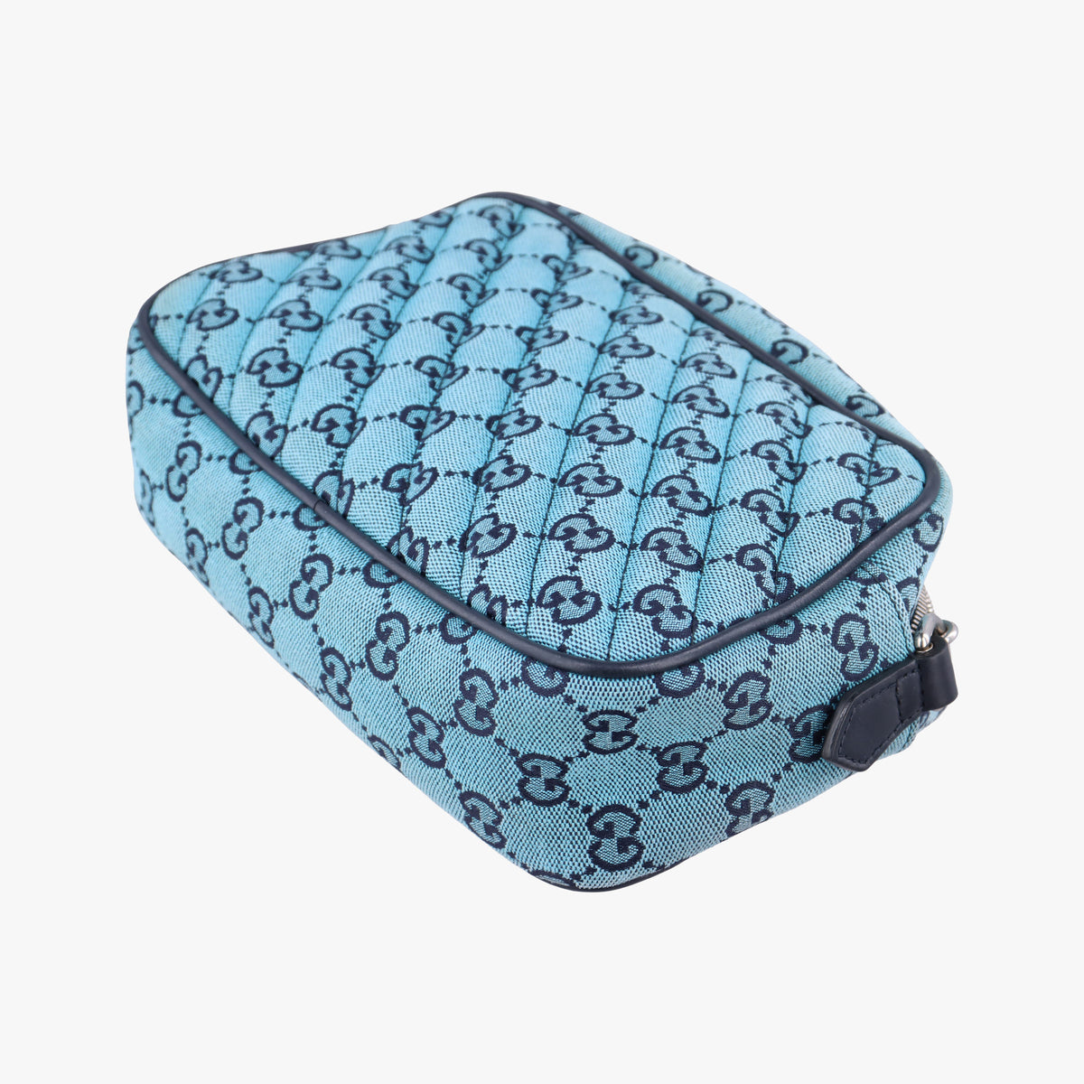 Vintage Gucci GG Marmont Blue canvas 447632 shoulderbag | stylenewstar