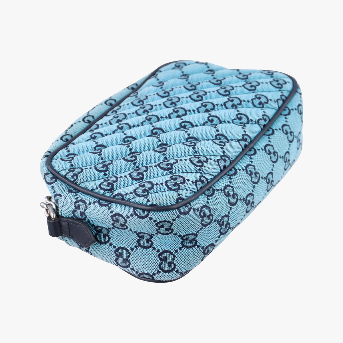 Vintage Gucci GG Marmont Blue canvas 447632 shoulderbag | stylenewstar