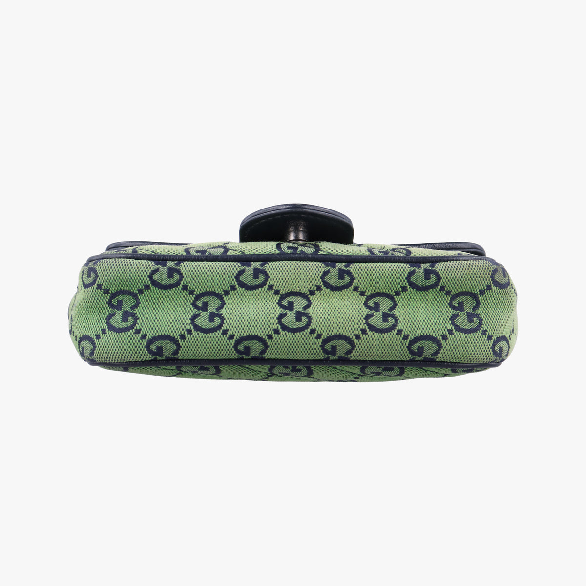 Pre-owned Gucci GG Marmont Green Canvas 476433 shoulderbag | stylenewstar