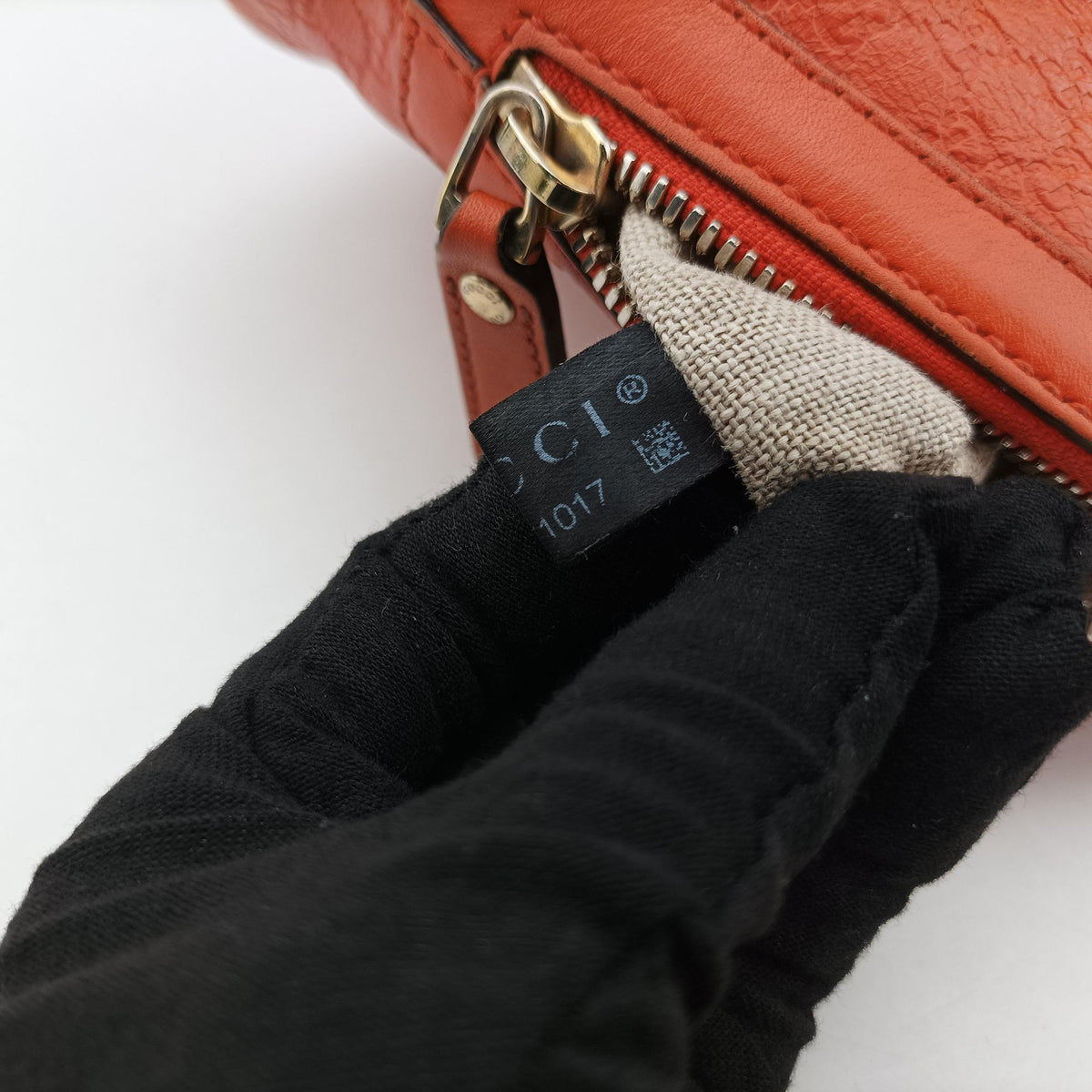 Pre-owned Gucci Microguccissima Orange Leather 449654 shoulderbag | stylenewstar