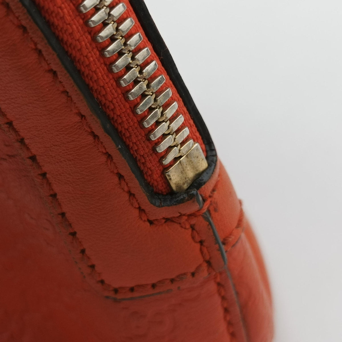 Pre-owned Gucci Microguccissima Orange Leather 449654 shoulderbag | stylenewstar