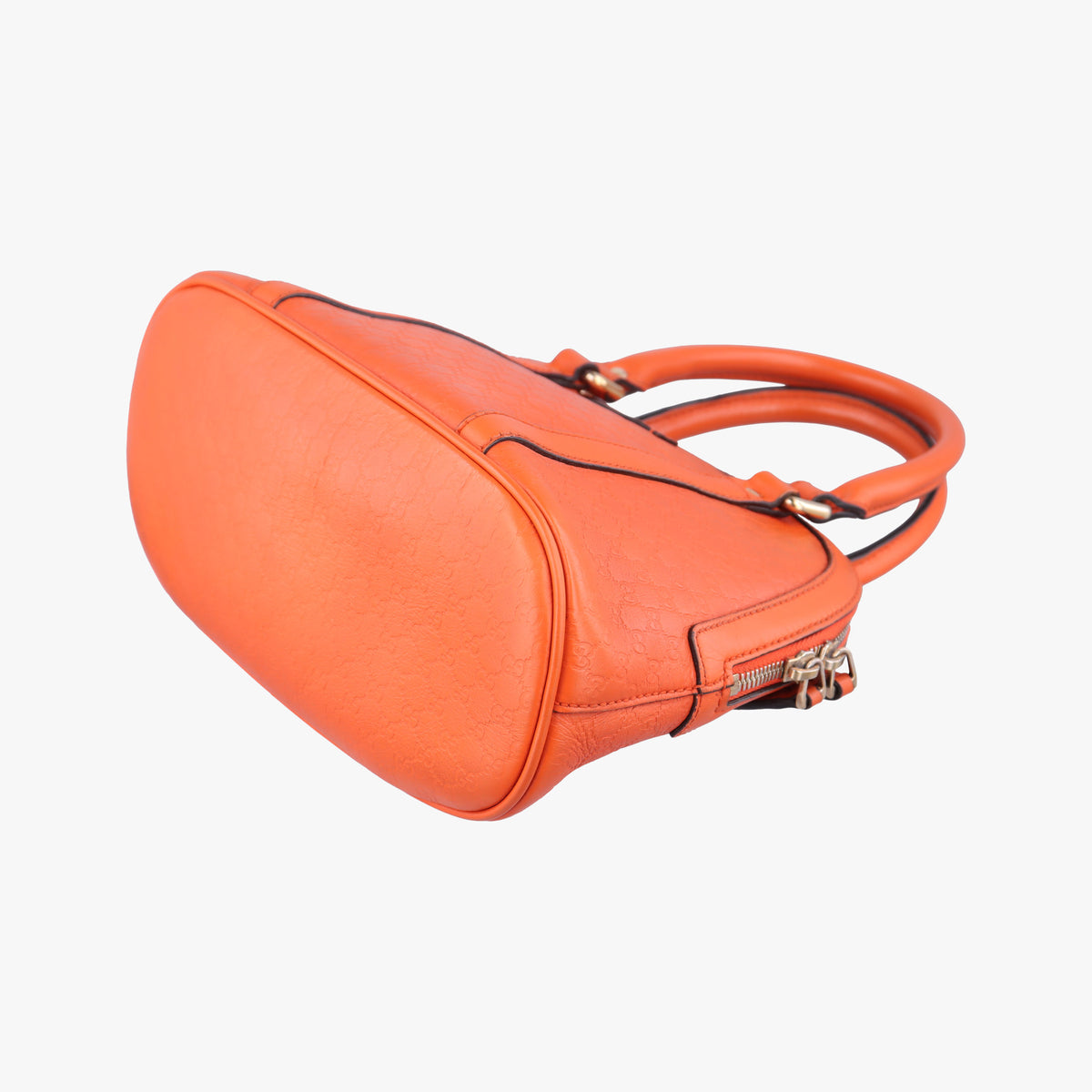 Pre-owned Gucci Microguccissima Orange Leather 449654 shoulderbag | stylenewstar