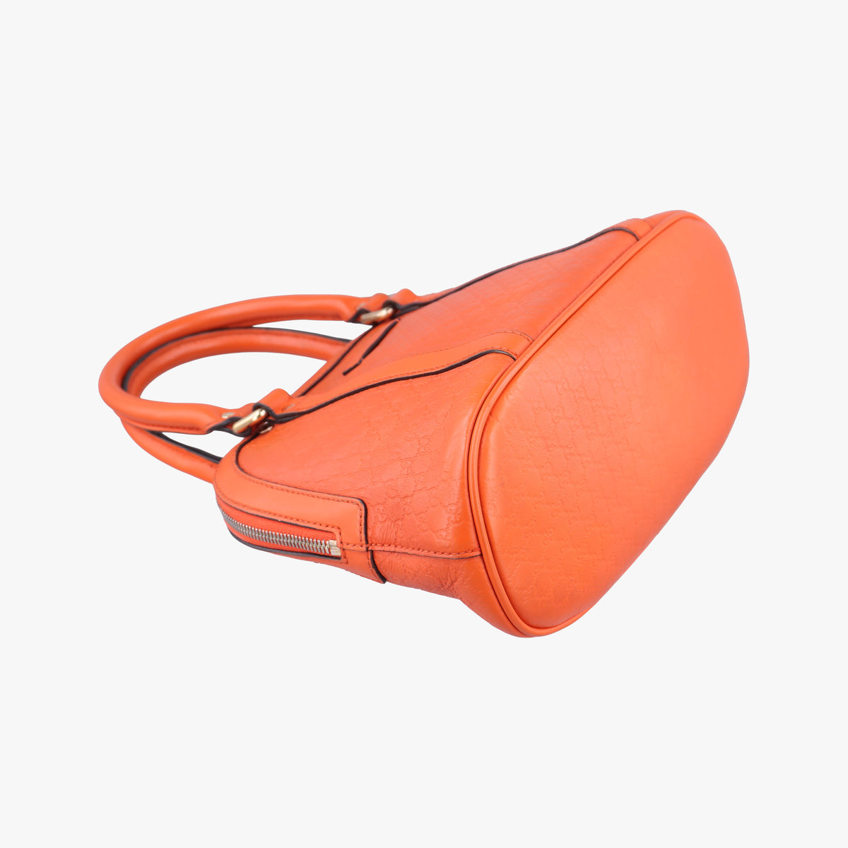 Pre-owned Gucci Microguccissima Orange Leather 449654 shoulderbag | stylenewstar