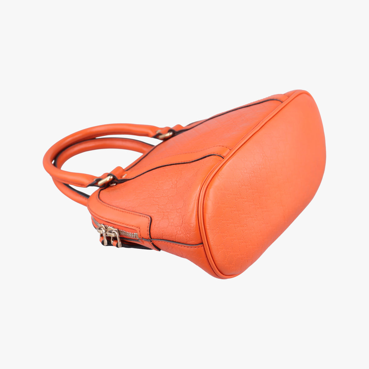 Pre-owned Gucci Microguccissima Orange Leather 449654 shoulderbag | stylenewstar