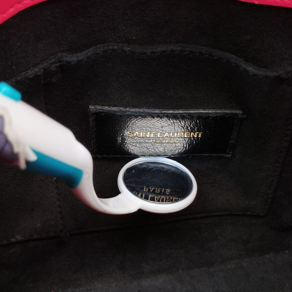 Secondhand Yves Saint Laurent SAC DE JOUR Rose Leather 340778 shoulderbag | stylenewstar