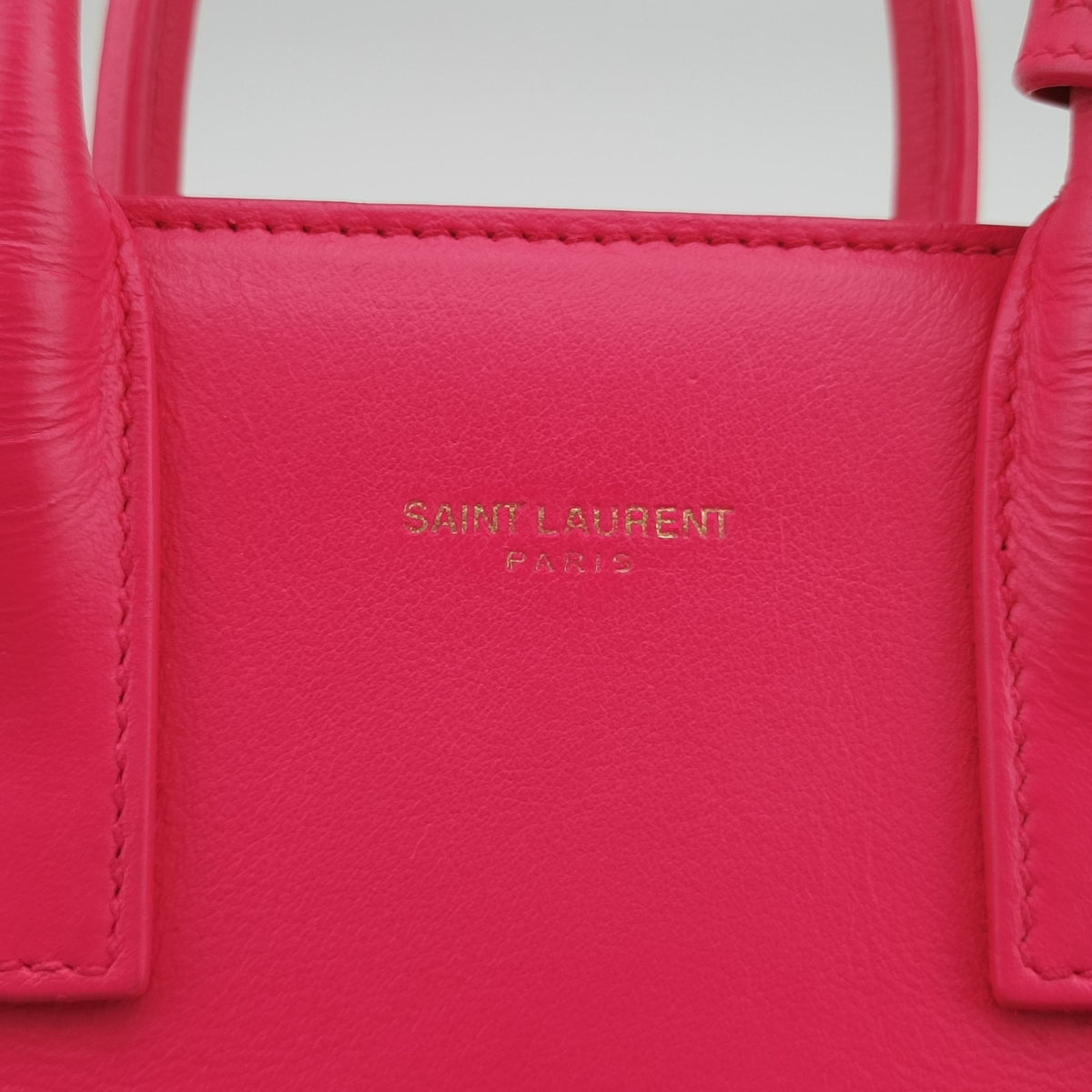 Secondhand Yves Saint Laurent SAC DE JOUR Rose Leather 340778 shoulderbag | stylenewstar