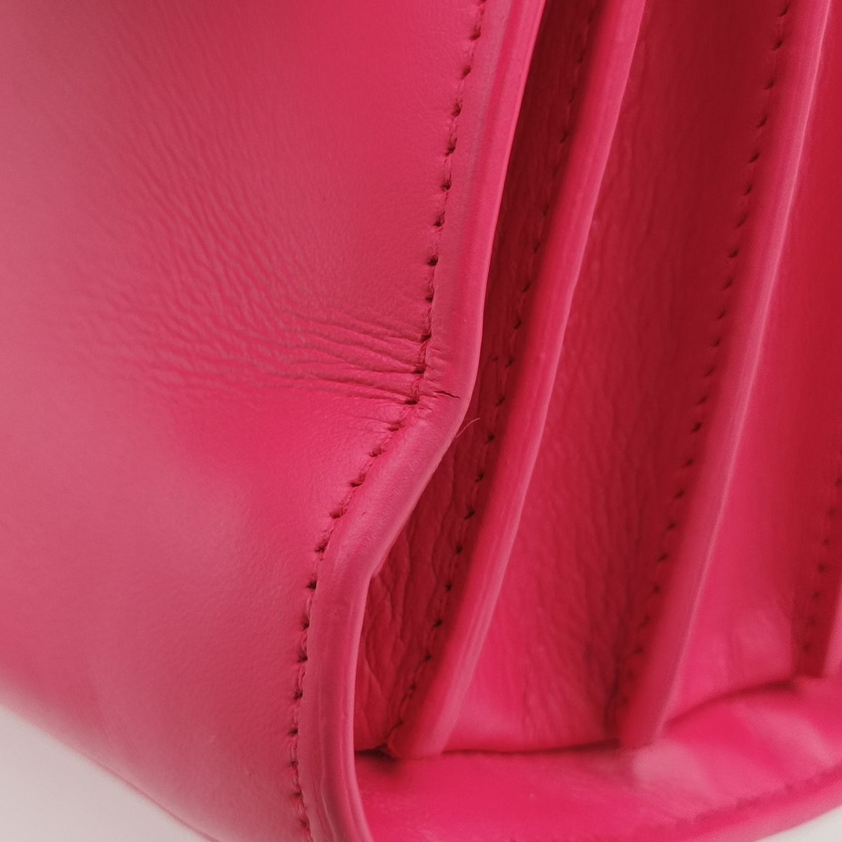 Pre-owned Yves Saint Laurent SAC DE JOUR Rose Leather 340778 shoulderbag | stylenewstar