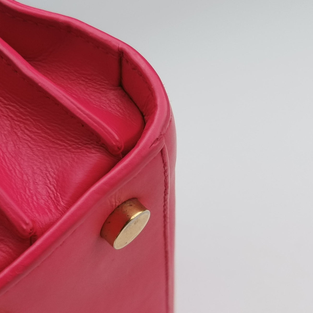 Pre-owned Yves Saint Laurent SAC DE JOUR Rose Leather 340778 shoulderbag | stylenewstar