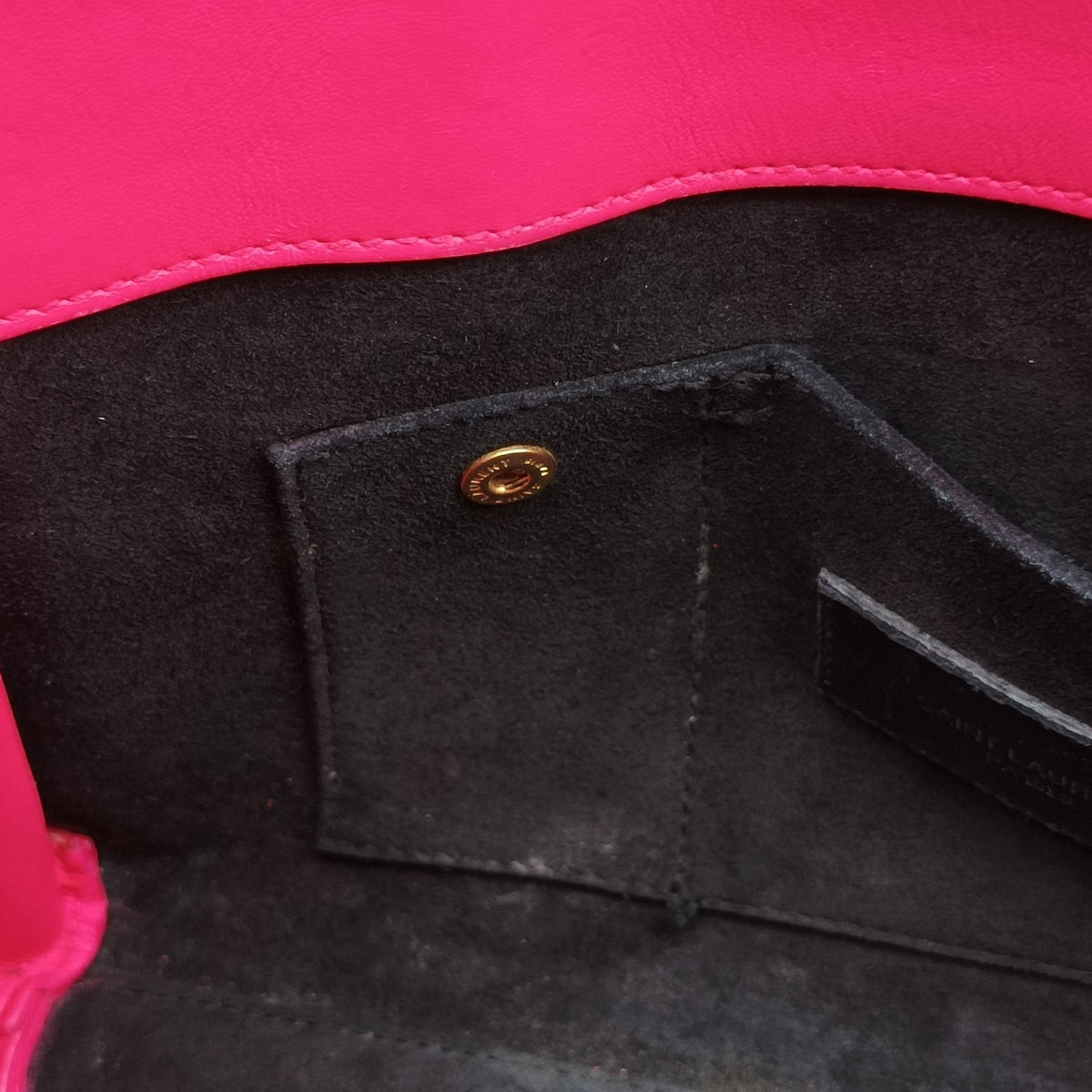Secondhand Yves Saint Laurent SAC DE JOUR Rose Leather 340778 shoulderbag | stylenewstar