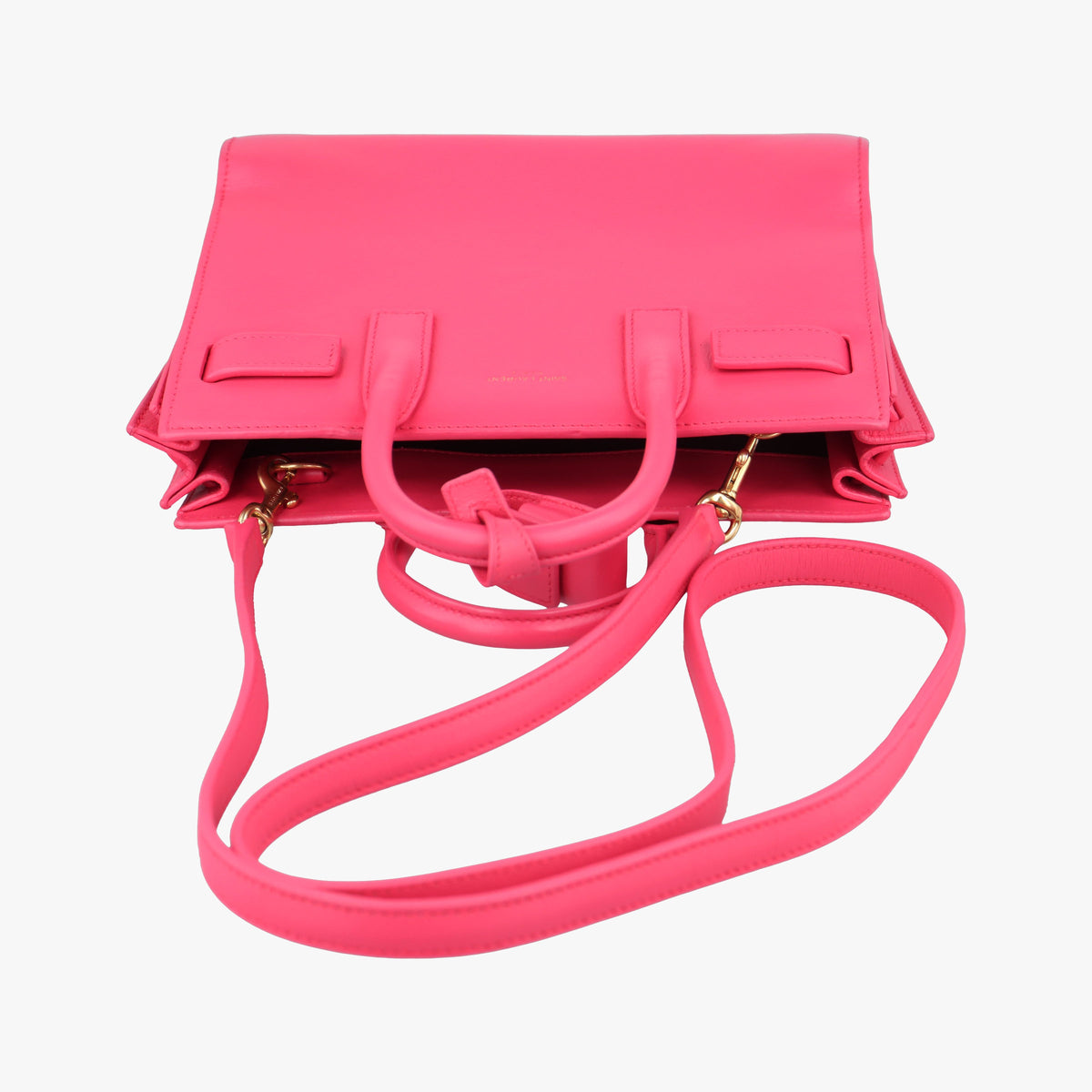 Secondhand Yves Saint Laurent SAC DE JOUR Rose Leather 340778 shoulderbag | stylenewstar
