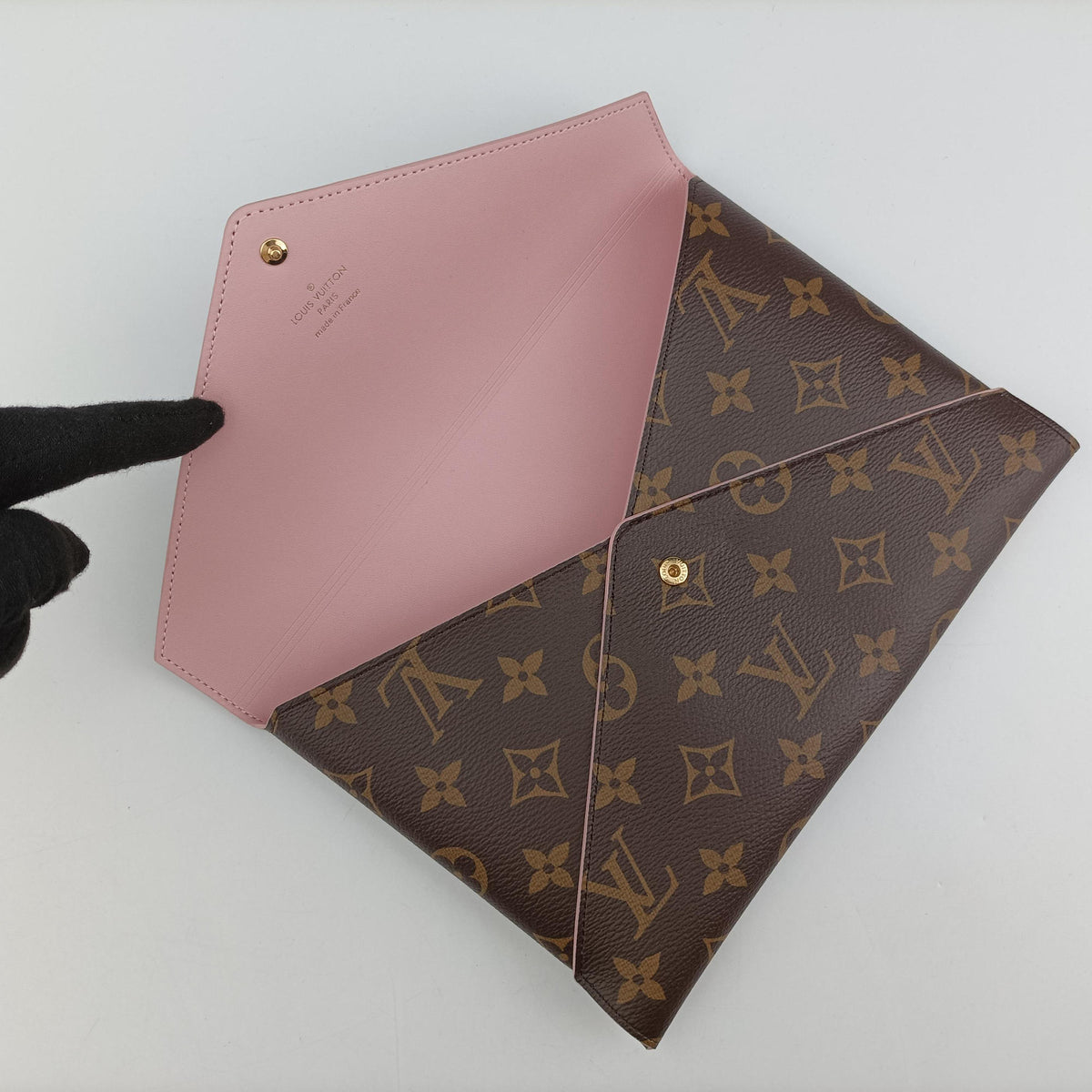 Secondhand Louis Vuitton Pochette Kirigami Brown Monogram Canvas M62034 clutchbag | stylenewstar