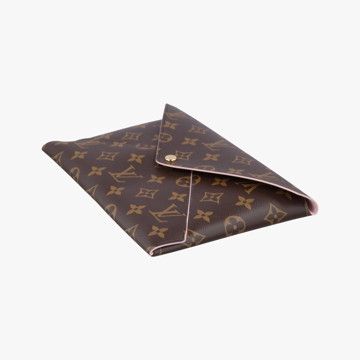 Pre-owned Louis Vuitton Pochette Kirigami Brown Monogram Canvas M62034 clutchbag | stylenewstar