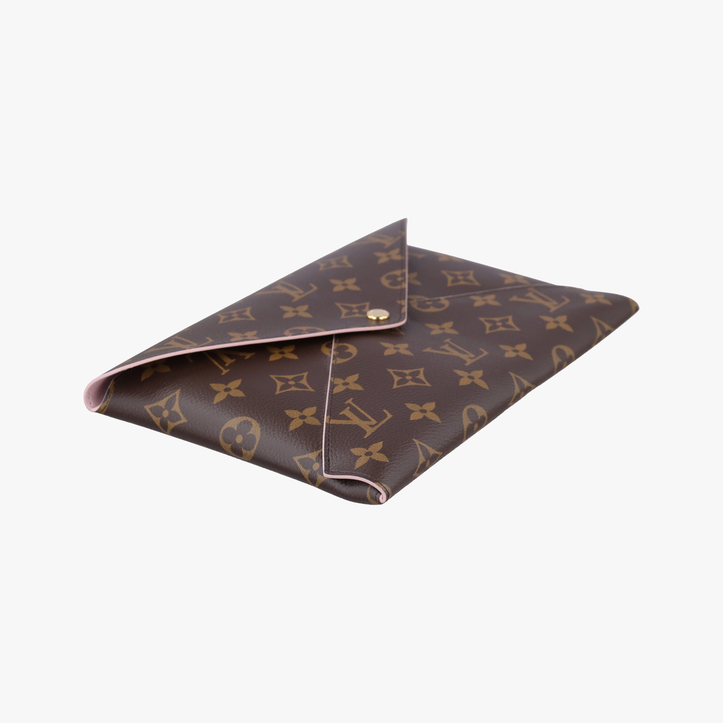 Pre-owned Louis Vuitton Pochette Kirigami Brown Monogram Canvas M62034 clutchbag | stylenewstar