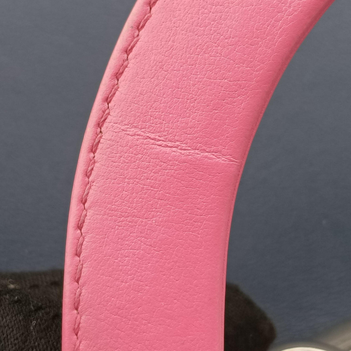 Secondhand Christian Dior Diorissimo Navy×Pink Leather  shoulderbag | stylenewstar