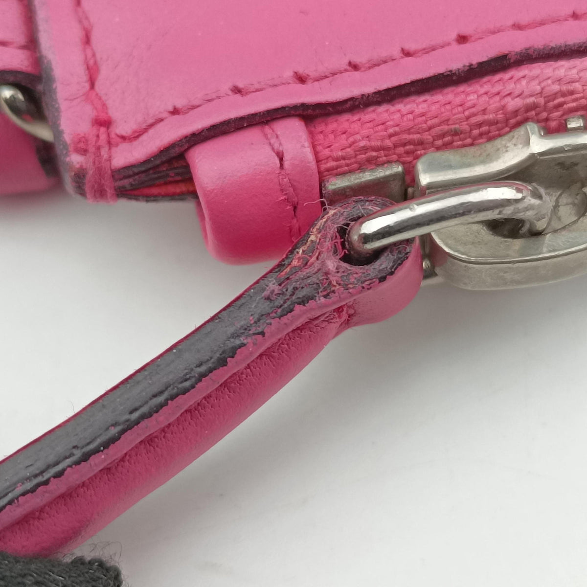 Secondhand Christian Dior Diorissimo Navy×Pink Leather  shoulderbag | stylenewstar