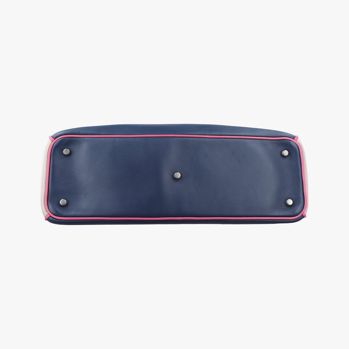 Secondhand Christian Dior Diorissimo Navy×Pink Leather  shoulderbag | stylenewstar