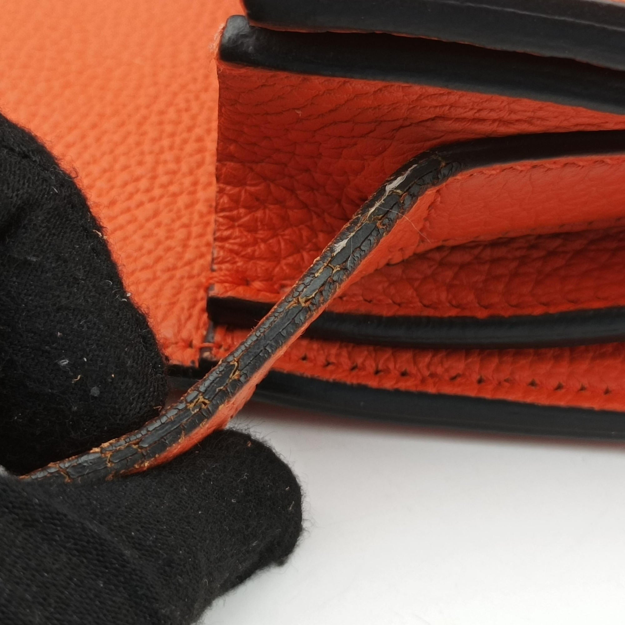 Pre-owned Gucci New Jackie Orange Leather 362971 shoulderbag | stylenewstar