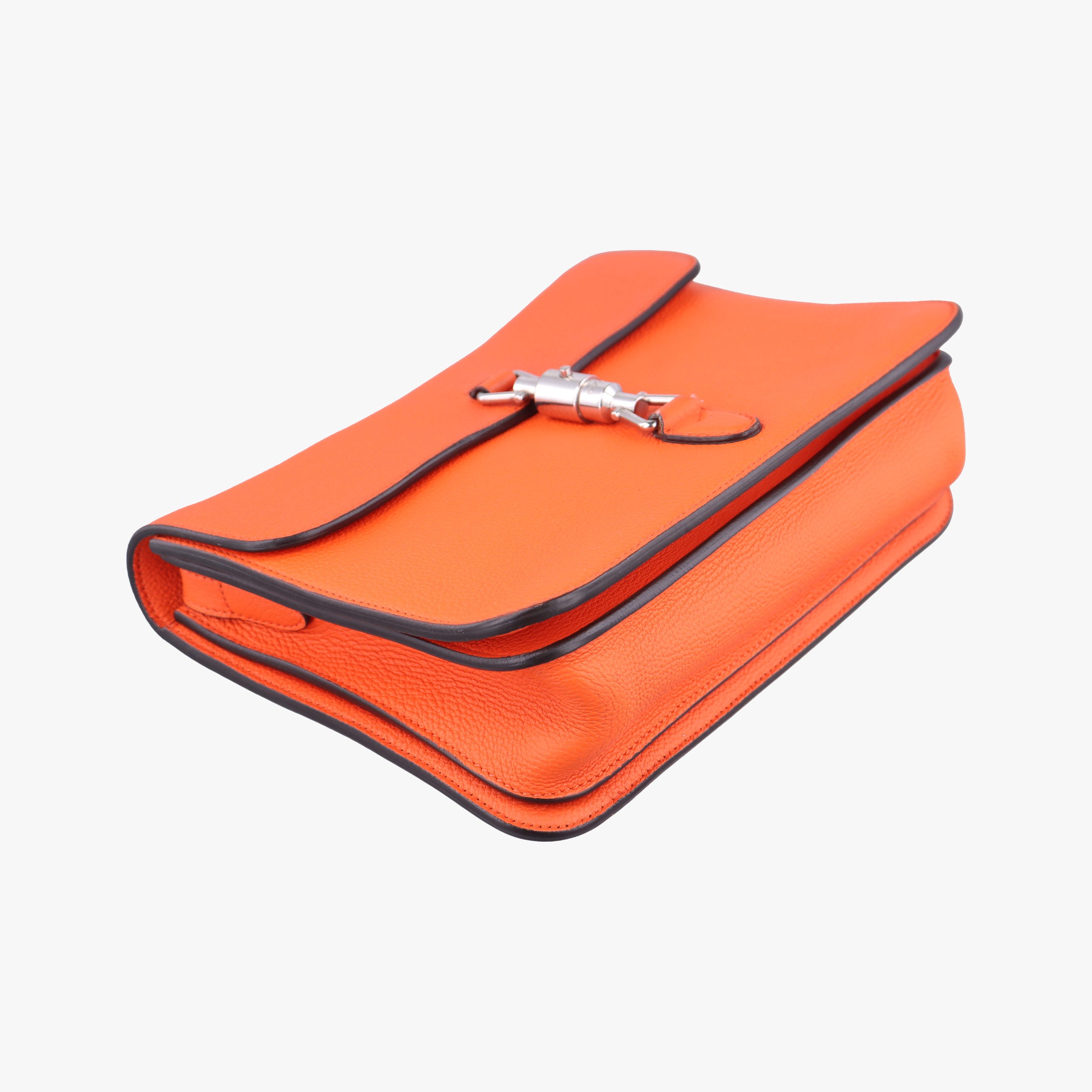 Pre-owned Gucci New Jackie Orange Leather 362971 shoulderbag | stylenewstar