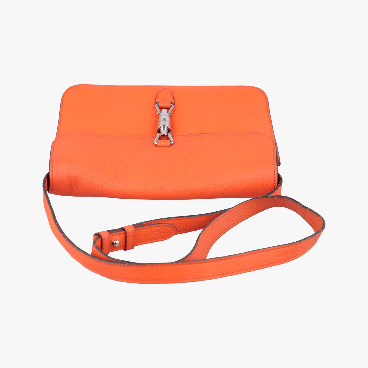 Pre-owned Gucci New Jackie Orange Leather 362971 shoulderbag | stylenewstar