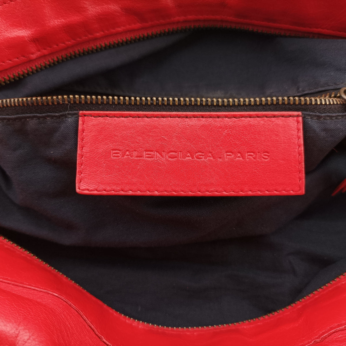 Pre-owned Balenciaga The Twiggy Red lambskin  shoulderbag | stylenewstar