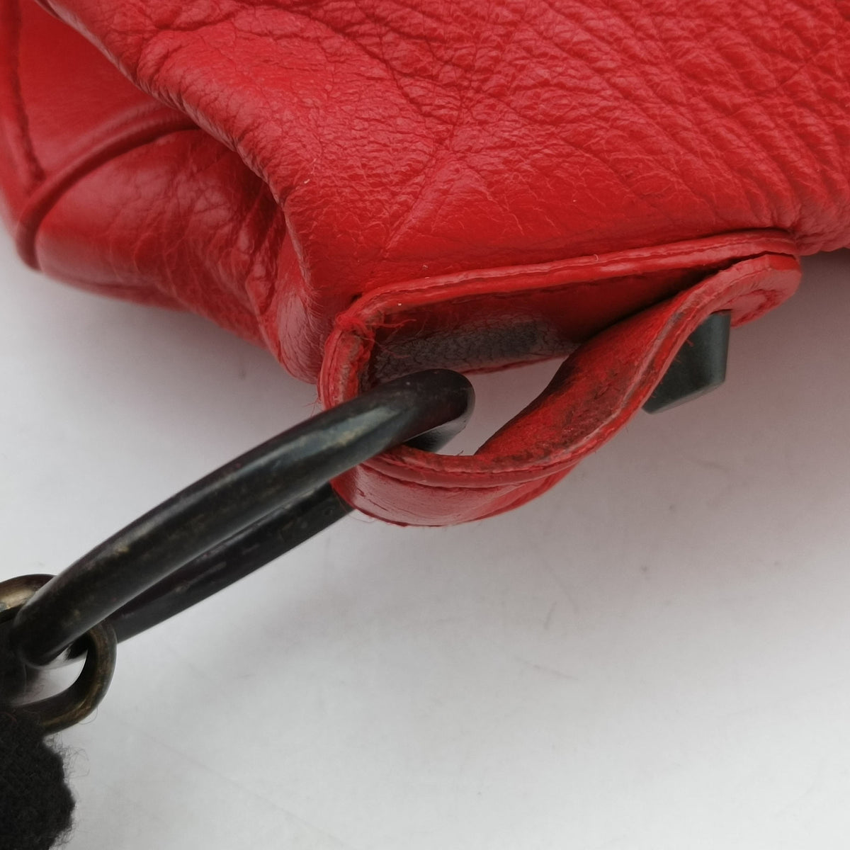 Pre-owned Balenciaga The Twiggy Red lambskin  shoulderbag | stylenewstar