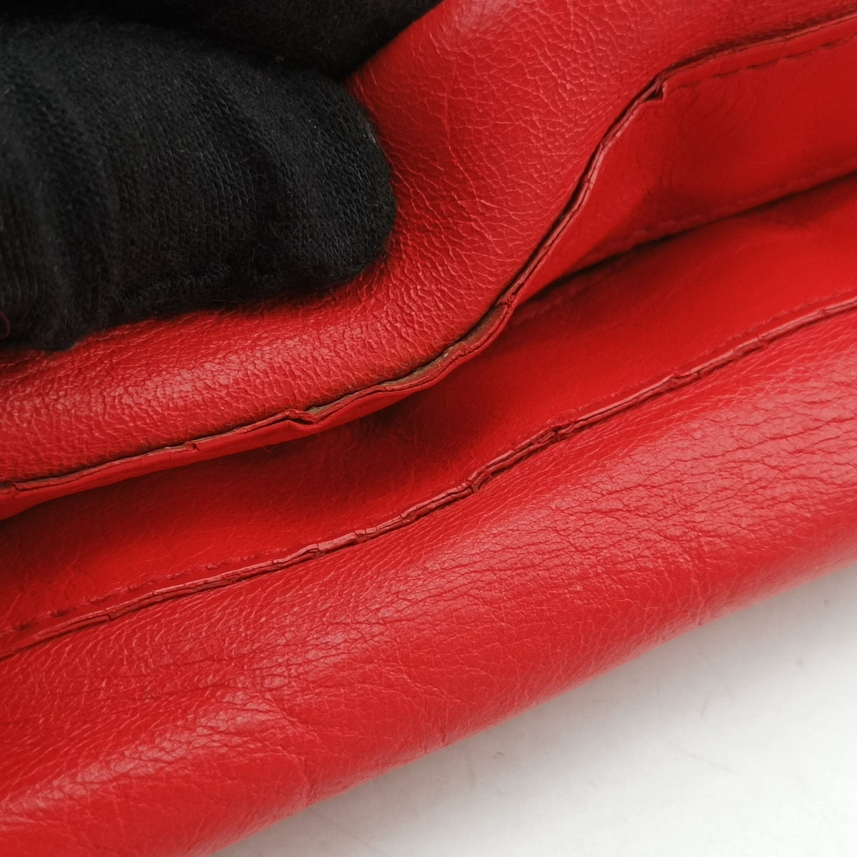 Pre-owned Balenciaga The Twiggy Red lambskin  shoulderbag | stylenewstar