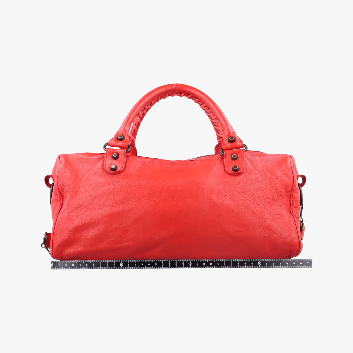 Pre-owned Balenciaga The Twiggy Red lambskin  shoulderbag | stylenewstar