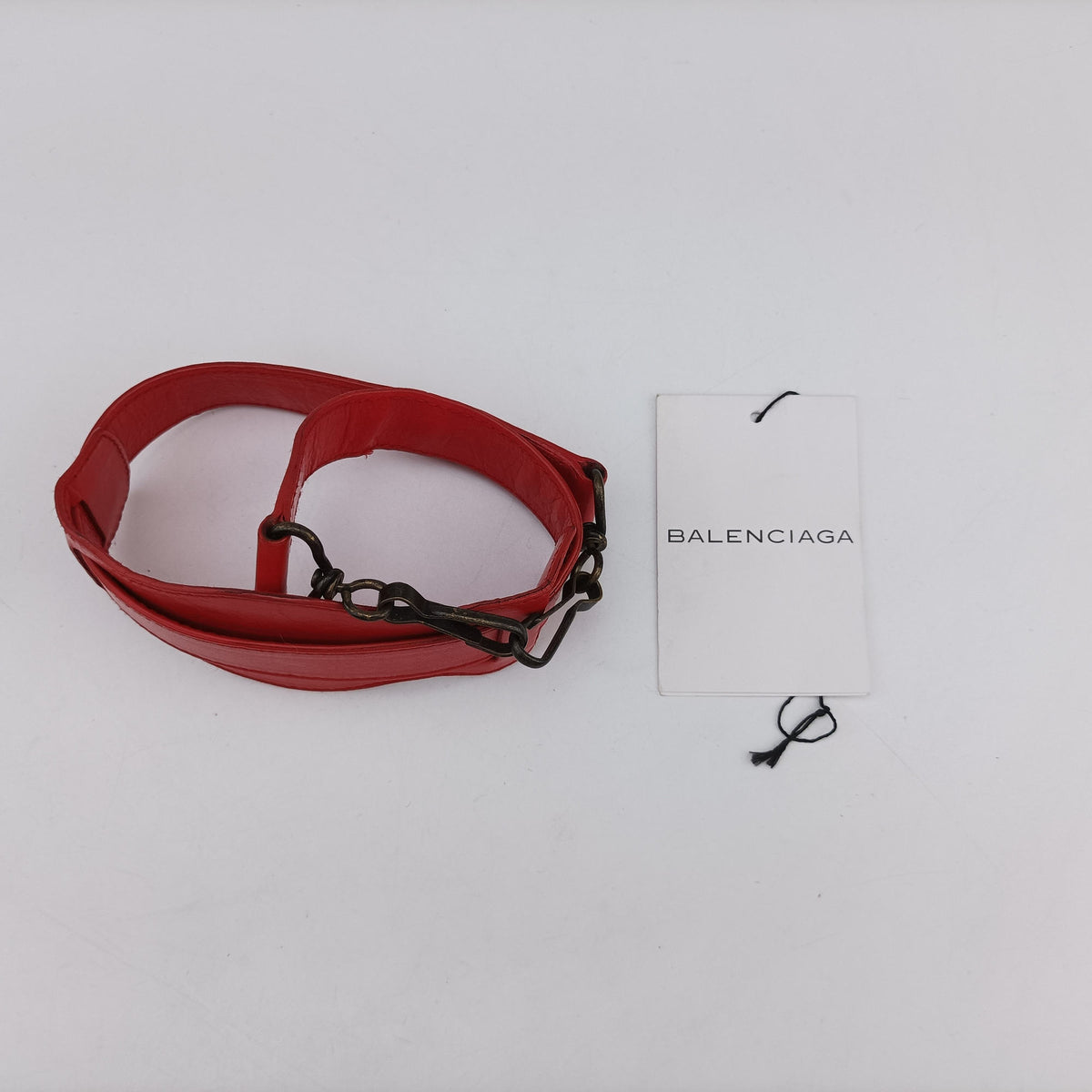 Pre-owned Balenciaga The Twiggy Red lambskin  shoulderbag | stylenewstar