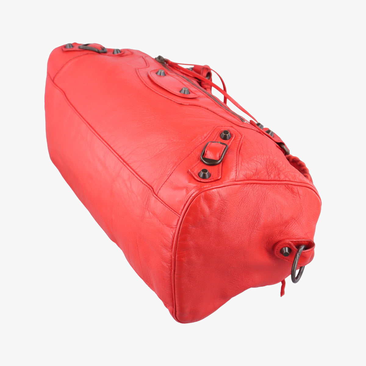 Pre-owned Balenciaga The Twiggy Red lambskin  shoulderbag | stylenewstar