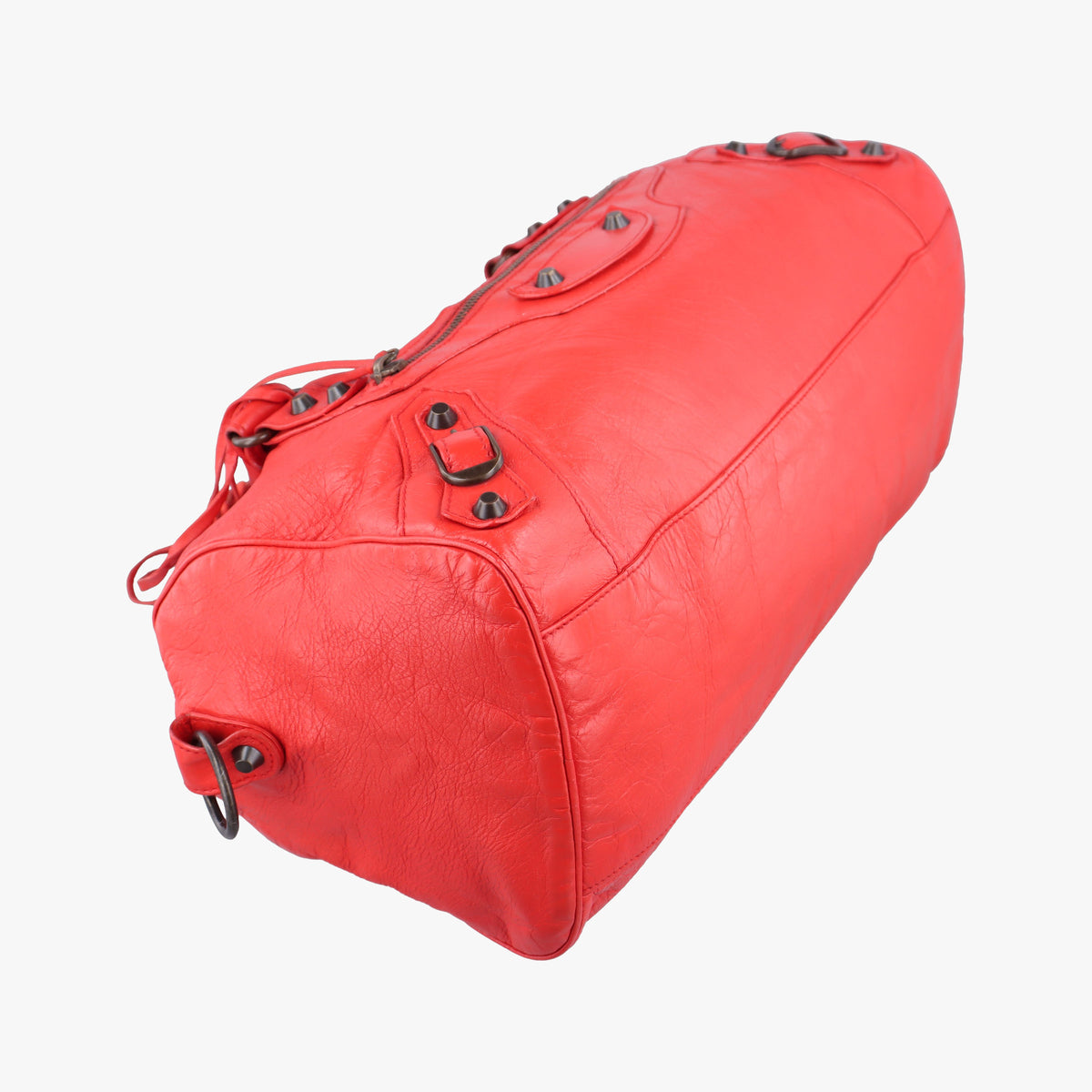 Pre-owned Balenciaga The Twiggy Red lambskin  shoulderbag | stylenewstar