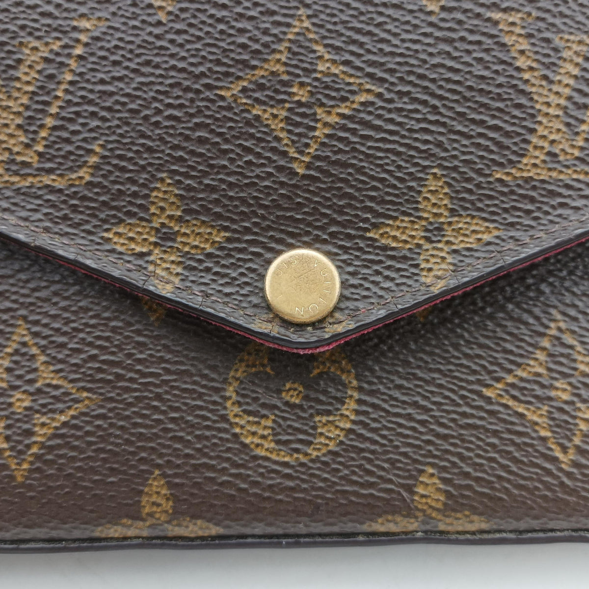 Pre-owned Louis Vuitton Pochette Felicie Brown Monogram Canvas M61276 shoulderbag | stylenewstar