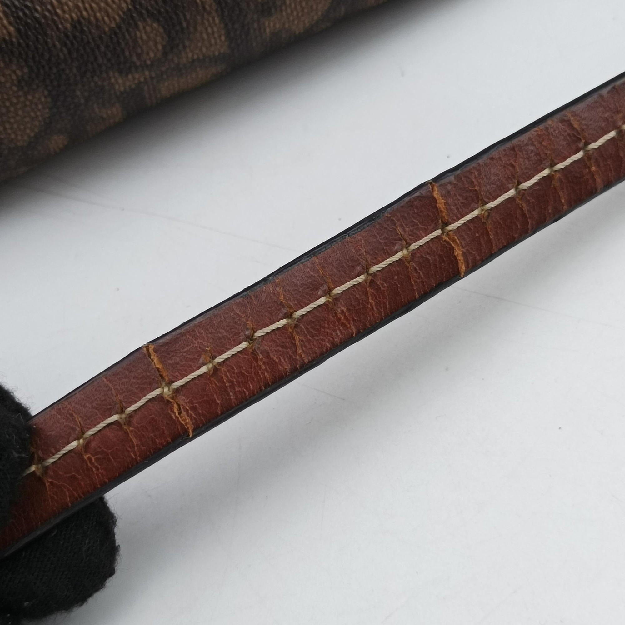 Vintage Christian Dior Trotter Romantic Brown PVC coated canvas×Leather  shoulderbag | stylenewstar