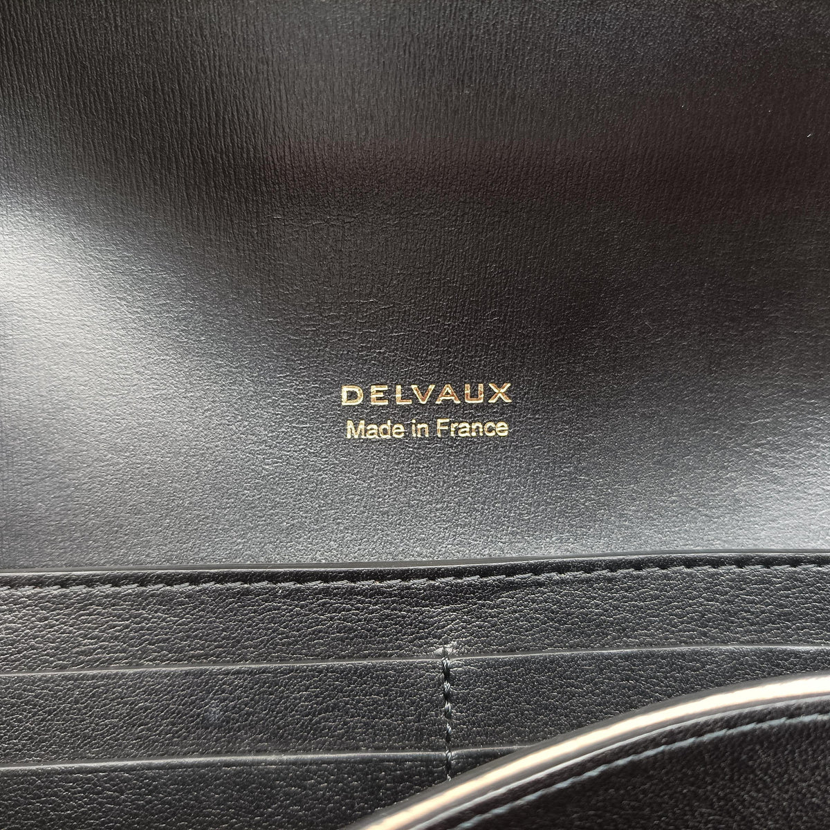 Pre-owned Delvaux Brillant chain BLack × Red leather  shoulderbag | stylenewstar